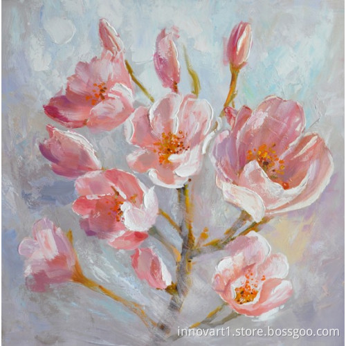 decoration flower oil painting for hotel